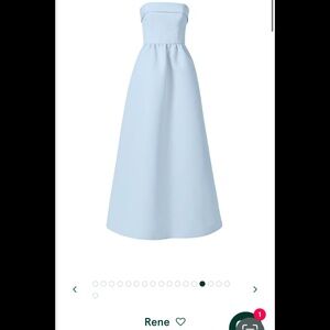 Amsale Rene Dress in Ice
